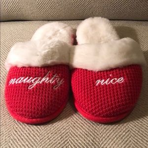 Victoria’s Secret naughty/nice slippers